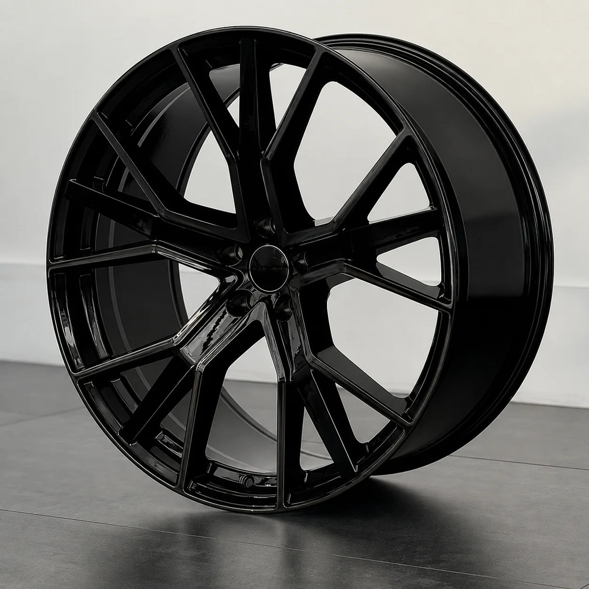 MU6A 22X10 5X112 ET20 GLOSS BLACK
