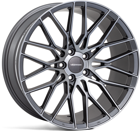 Veemann V-FS34 20x10 5x120 ET43 Graphite Smoke Machined