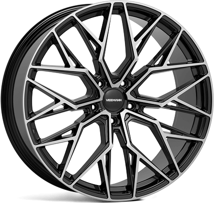 Veemann V-FS51 22x9.5 5x112 ET26 Gloss Black Machined