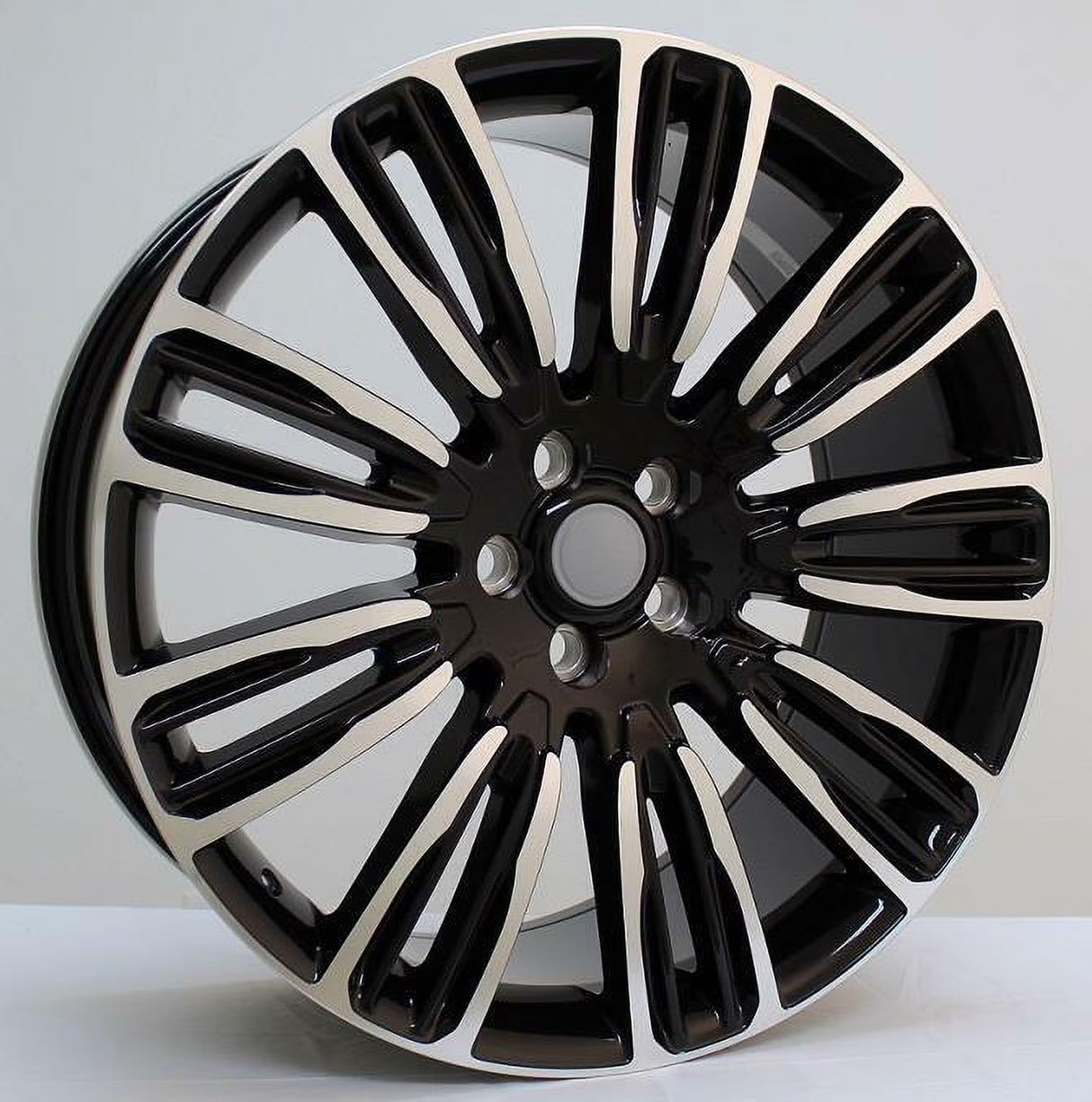MU3L 22X9.5 5X120 ET45 BLACK MACHINED FACE