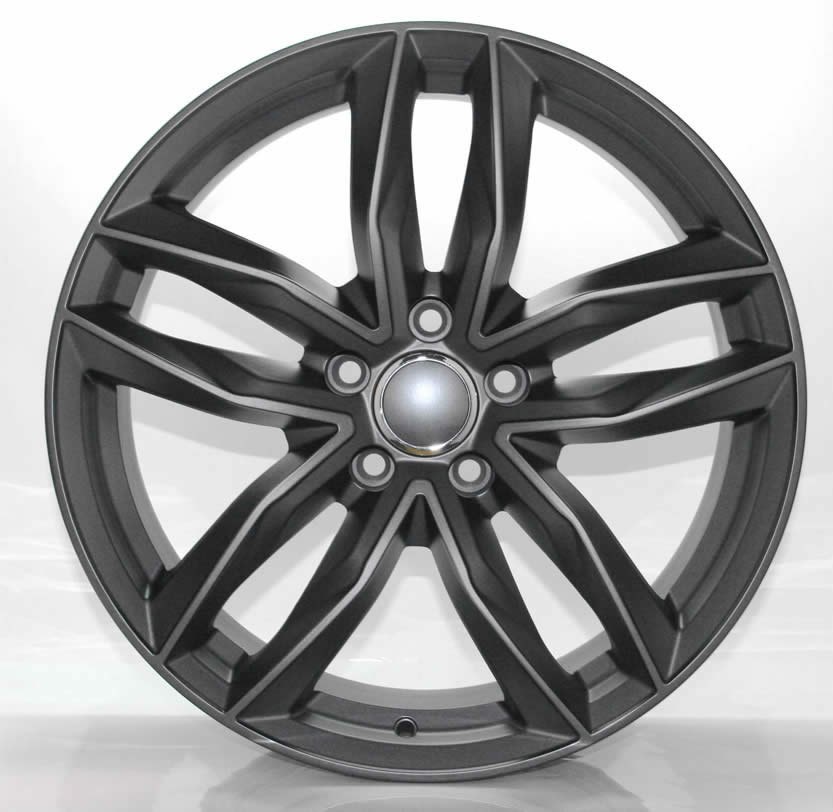 MU15A 22X9.5 5X112 ET42 GUNMETAL MACHINED FACE