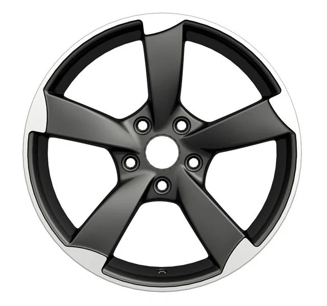 MU5A 19X8 5X112 ET45 MATT BLACK MACHINED