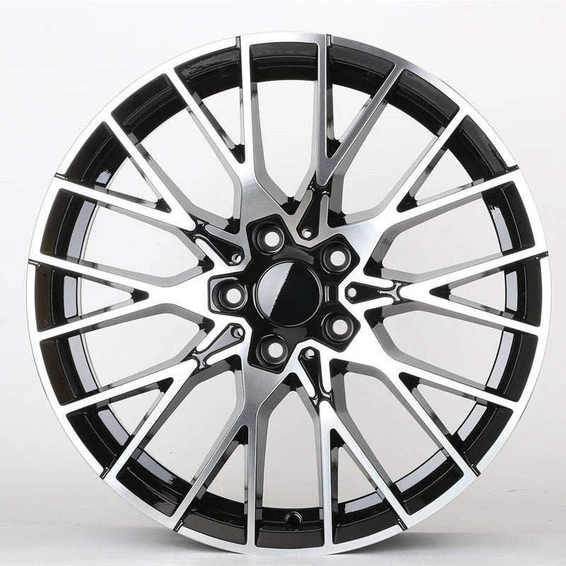 MU9B 19X9.5 5X112 ET37 BLACK MACHINED FACE