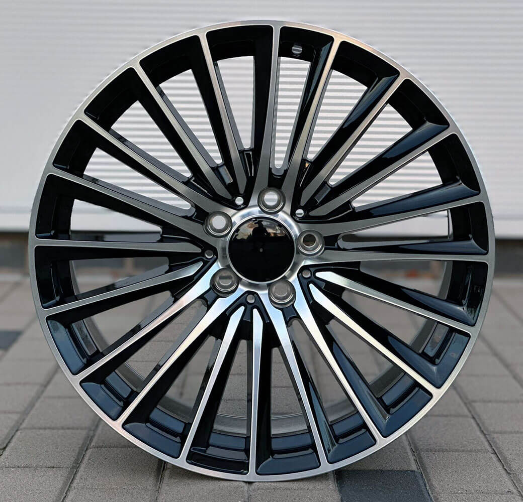 MU18M 19X8.5 5X112 ET36 BLACK MACHINED FACE