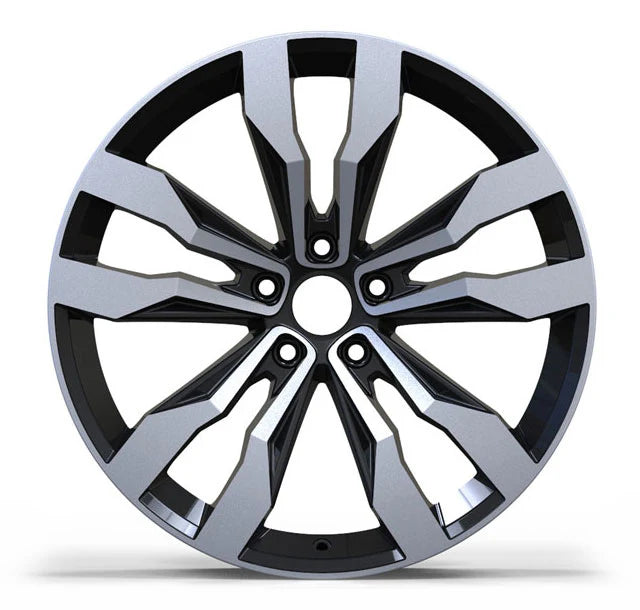 MU12W 21X9 5X112 ET35 BLACK MACHINED FACE