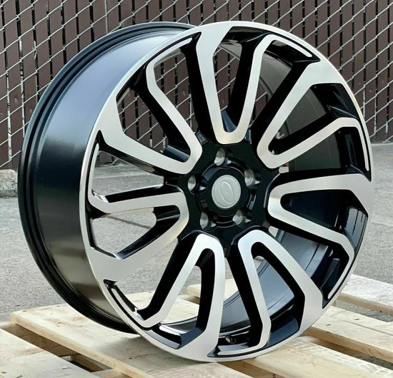 MU2L 22X9.5 5X120 ET45 BLACK MACHINED FACE