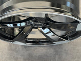 MU43A 20X9 5X112 ET30 BLACK MACHINED FACE