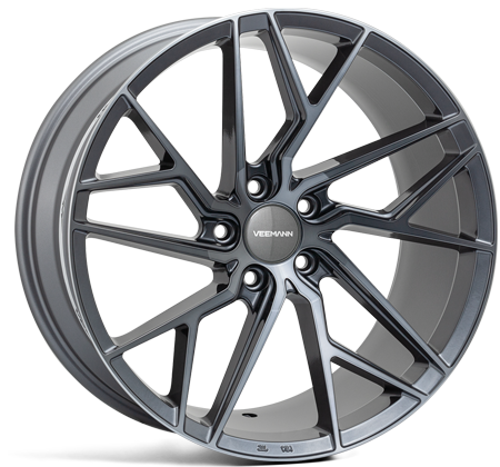 Veemann V-FS44 19x8.5 5x112 ET42 Graphite Smoke Machined